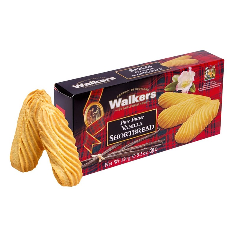 Walkers Vanilla Shortbread Cookies – 5.3 Oz (150G)