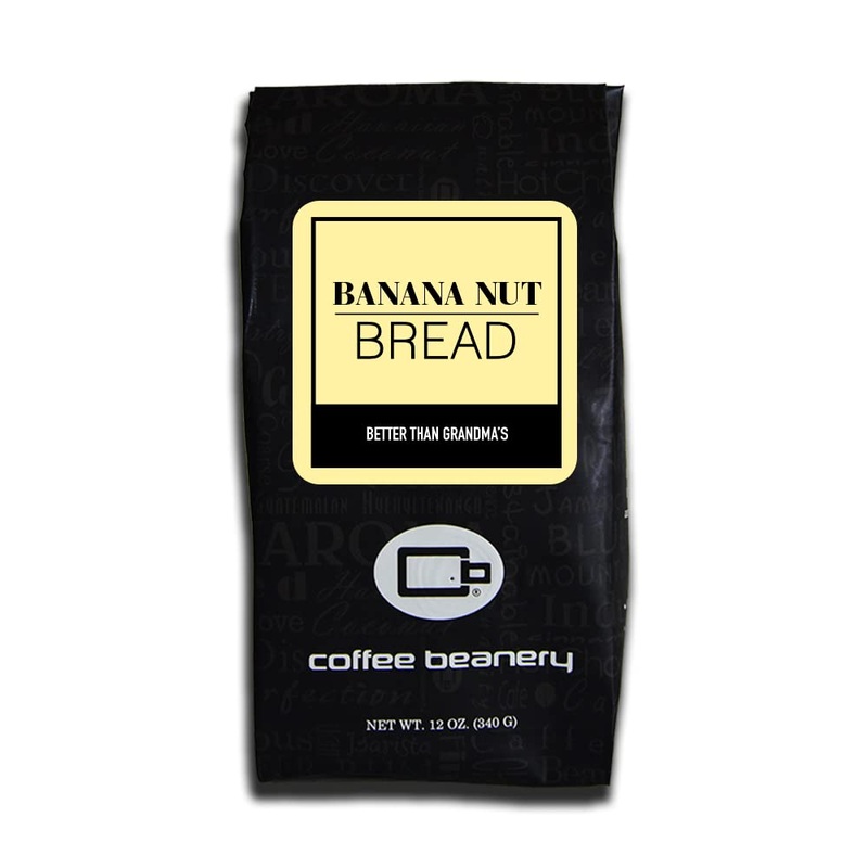 Banana Nut Bread Flavored Coffee, Specialty Arabica Coffee, Medium Roast, 12 Ounce, Coarse