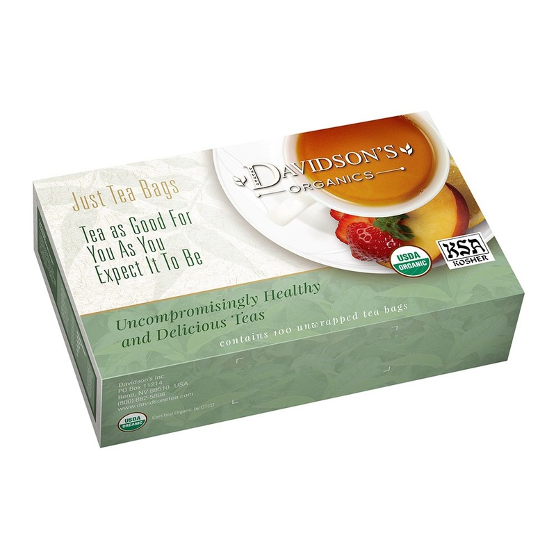 Davidson’S Organics, Classic Chai, 100-Count Unwrapped Tea Bags