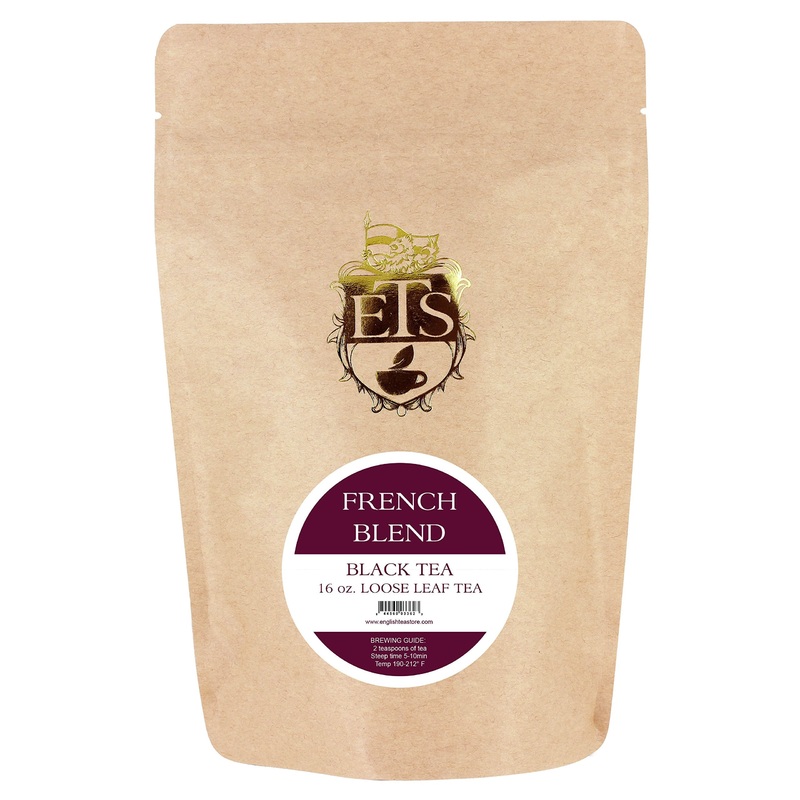 English Tea Store Loose Leaf, French Blend Tea Pouches, 4 Ounce
