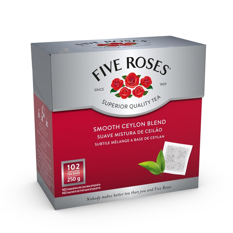Five Roses Tea, 102 Tagless Teabags (Pack Of 2)