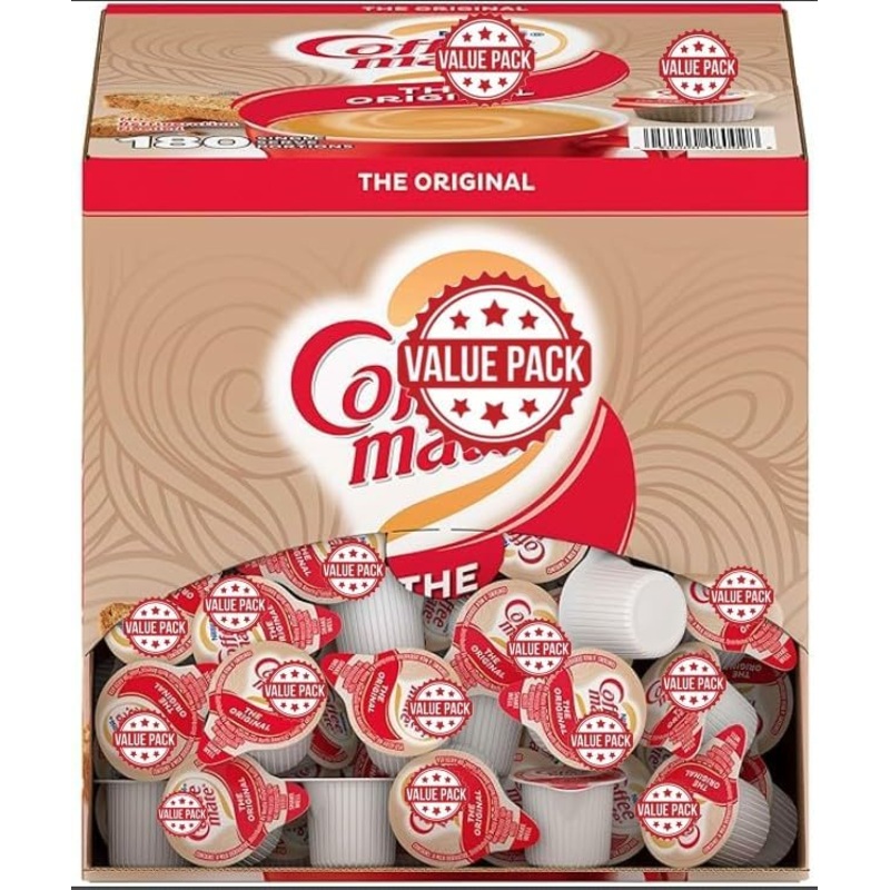 Original Coffee Creamer Mini Moos Half & Half Creamer Singles, 180 Count