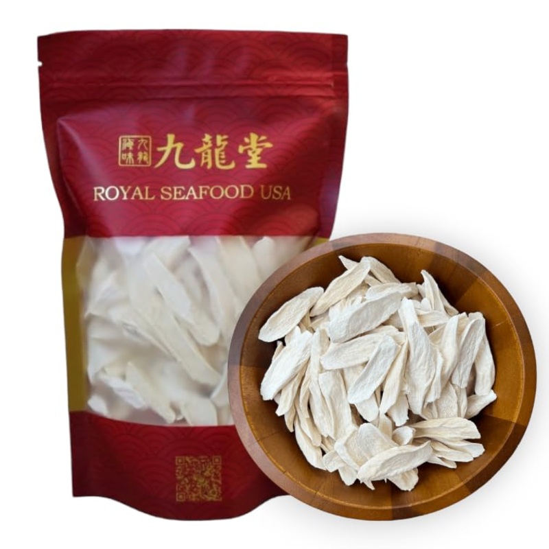 Royal Seafood Usa Premium Dried Dioscorea Slice Chinese Yam Slice 450G