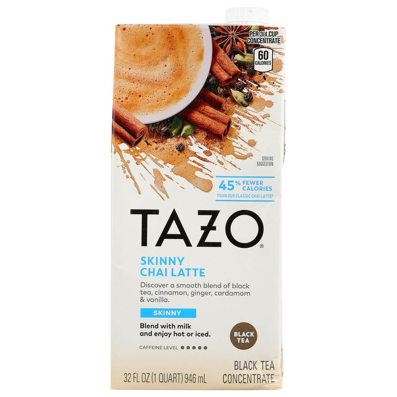 Tazo Skinny Chai Tea Latte Concentrate, 32 Fz