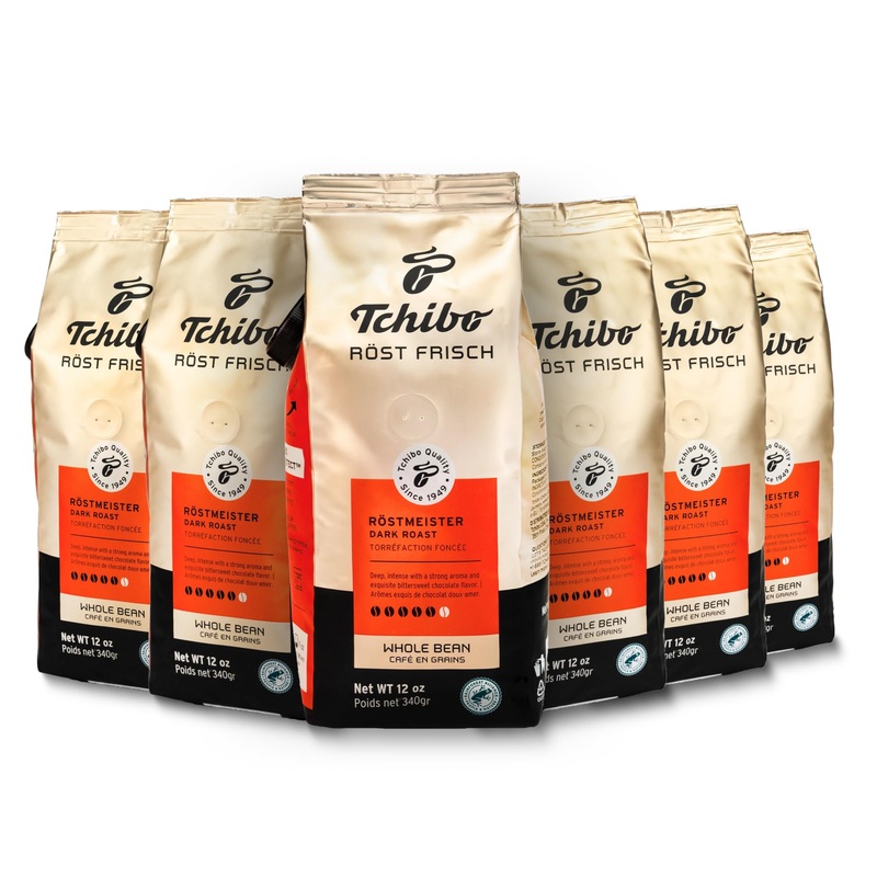 Tchibo Whole Bean Coffee – Rst Frisch Rstmeister – Dark-Roasted Arabica Beans With Intense Flavor And Exquisite Aromas Of Bitter