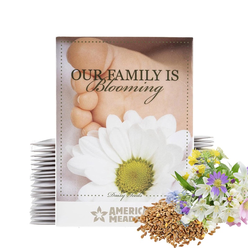 American Meadows Wildflower Seed Packets Our Family Is Blooming Baby Shower Party Favors (Pack Of 20) – Wildflower Seed Packet F