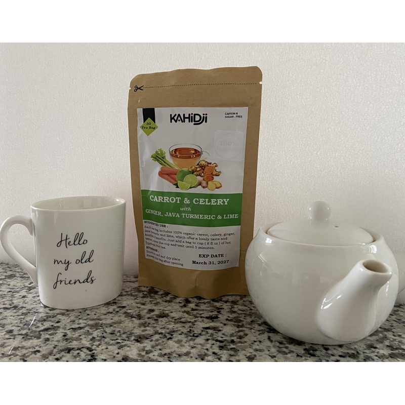 Carrot & Celery With Ginger, Java Turmeric & Lime Tea 30 Bags