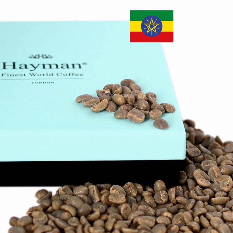 Hayman, 100% Ethiopia Yirgacheffe, Green Coffee Beans To Roast With Coffee Roaster Machine, 24Oz | Unroasted Ethiopian Beans