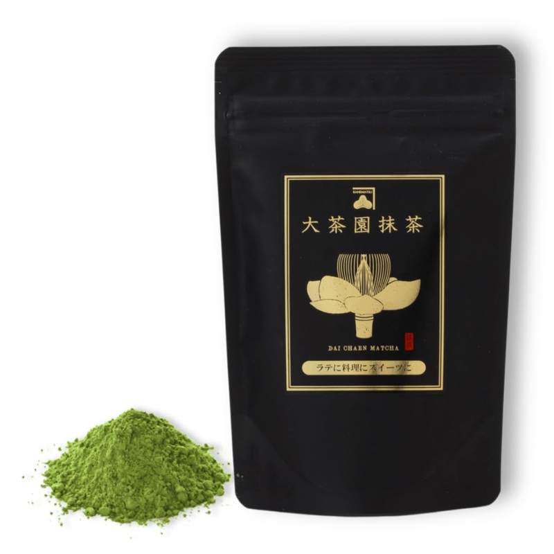 Pure Japanese High Grade Matcha Powder – 50 Grams – Less Bitterness Matcha Powder Green Tea Powder, From Shizuoka, Japan Kanemat