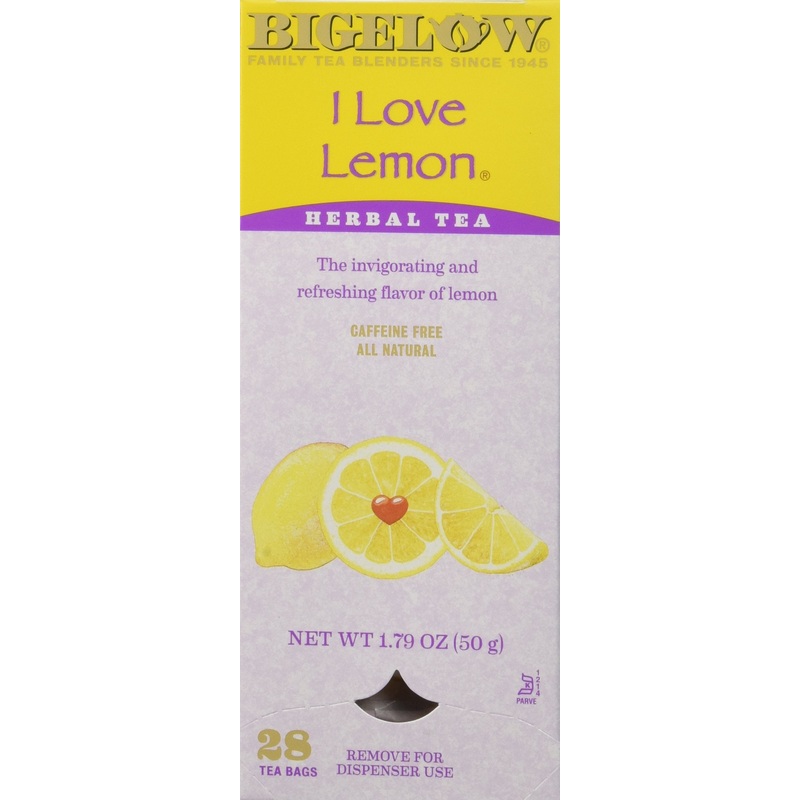 Bigelow I Love Lemon Herbal Tea, 28 Count (Pack Of 6)