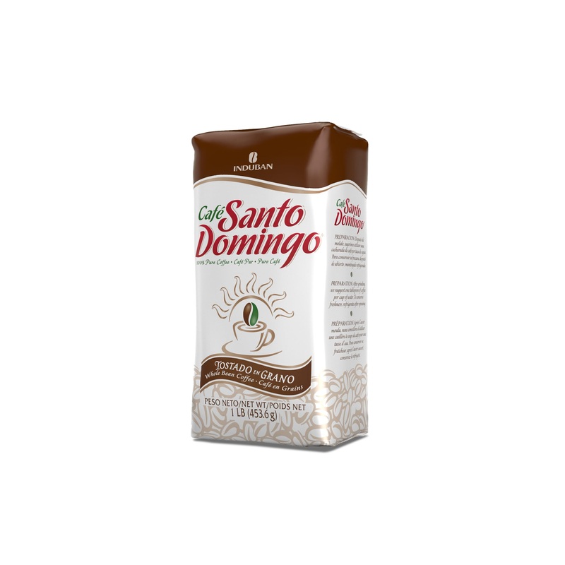 Caf   Santo Domingo, 16 Oz Bag, Whole Bean Coffee, Medium Roast – Product From The Dominican Republic (Pack Of 1)