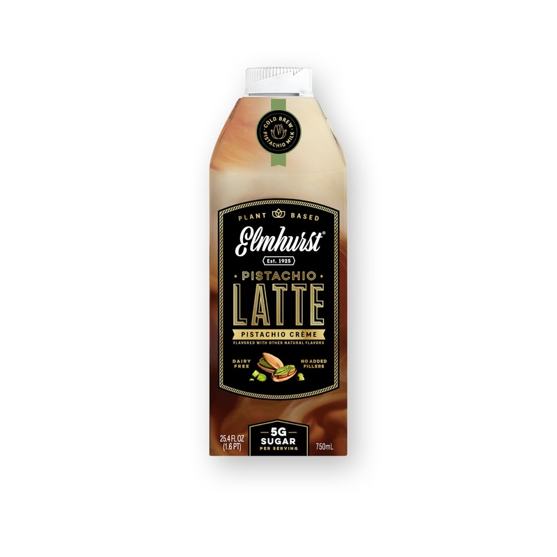 Elmhurst 1925, Pistachio Crme Latte, Vegan, 25.4 Ounce (Pack Of 6)