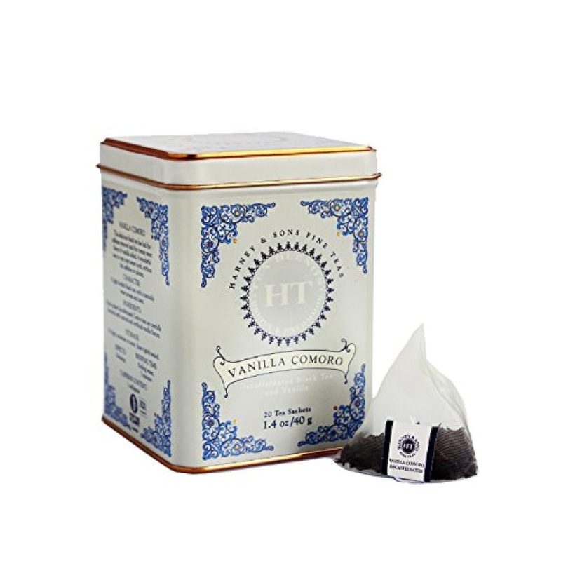 Harney And Sons Fine Tea, Vanilla Comoro, 20 Count (Pack Of 4)