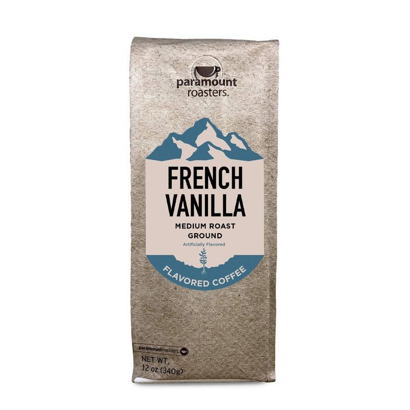 Paramount Roasters French Vanilla, Flavored Ground Coffee, 12 Oz Bag