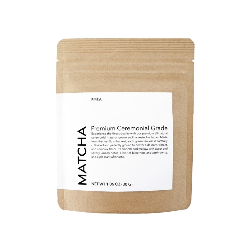 Ryea Ceremonial Grade Matcha Green Tea Powder – First Harvest Japanese Matcha From Kagoshima – Vibrant, Smooth, Complex – Purity