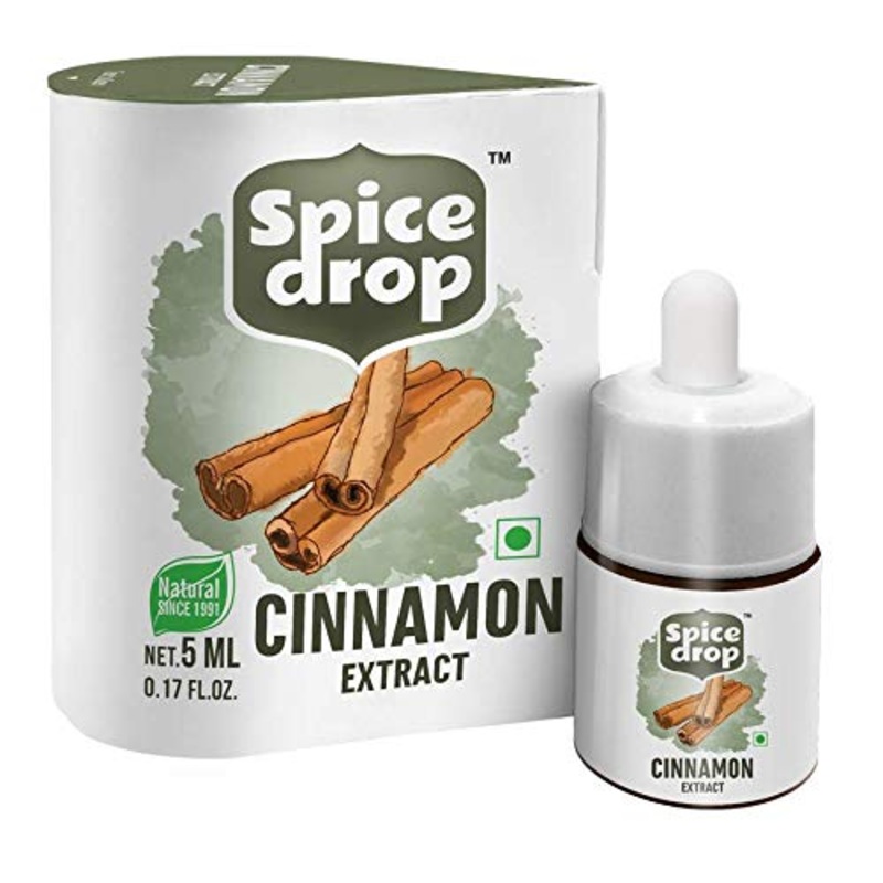 Spice Drop Cinnamon Cassia Extract – Baking, Cooking, Smoothie, Dessert, Coffee, Tea | Premium Quality Rich Aroma & Flavor | No