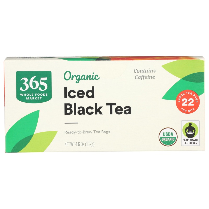 365 By Whole Foods Market, Organic Black Iced Tea, 22 Count