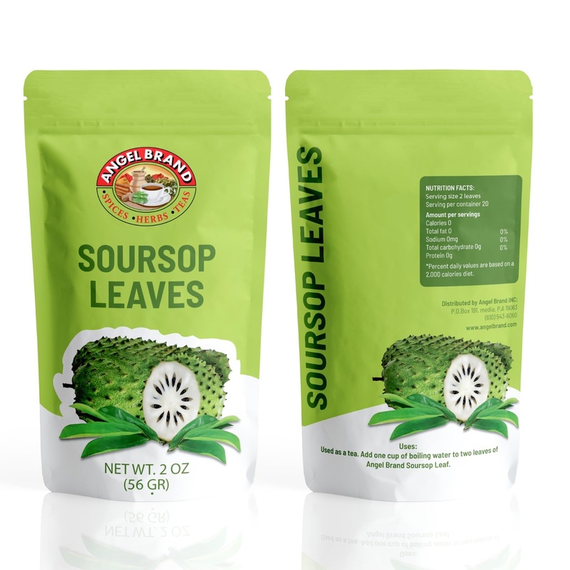 Angel Brand Soursop Leaves – Dried Guanabana Leaves For Herbal Tea, Ideal For Brewing Refreshing And Beneficial Drinks, Natural