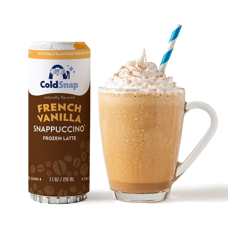 ColdSnap French Vanilla Snappuccino Pods, 12-Count – Creamy Frozen Latte Coffee Beverage, No Prep, No Freezer Required