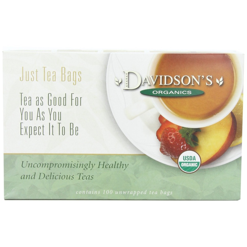 Davidson’S Organics, Tropical Green, 100-Count Unwrapped Tea Bags