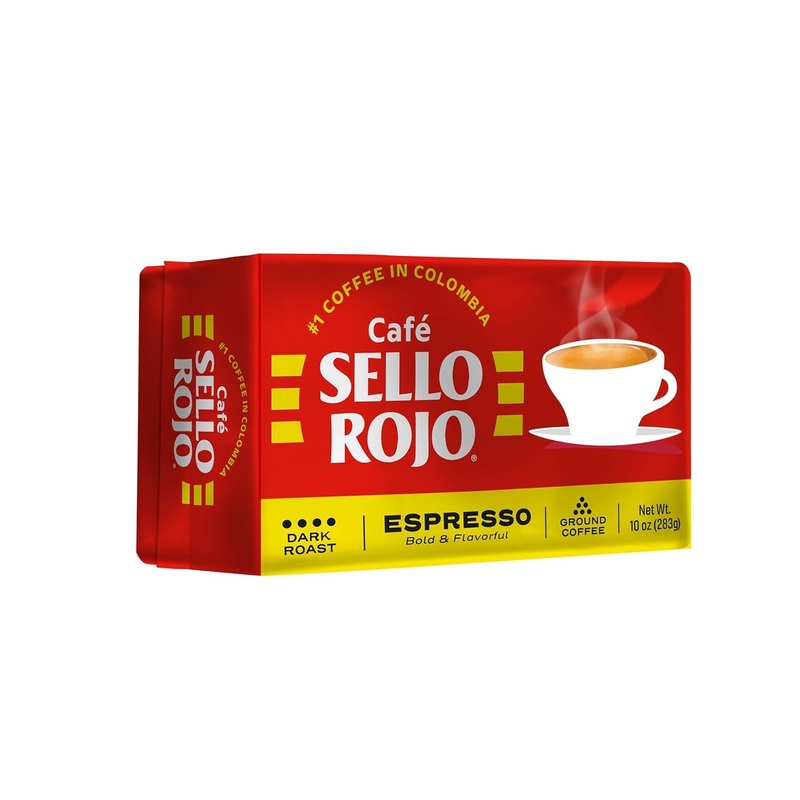 Sello Rojo, Espresso Brick, 10 Oz, Pack Of 2