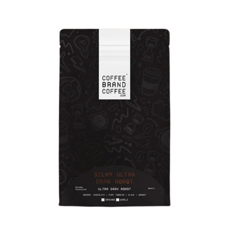 Silky Dark Roast Coffee Brand Coffee | Bold And Rich Blend Of Premium | Luxurious, And Robust Whole Beans Coffee | Experience A