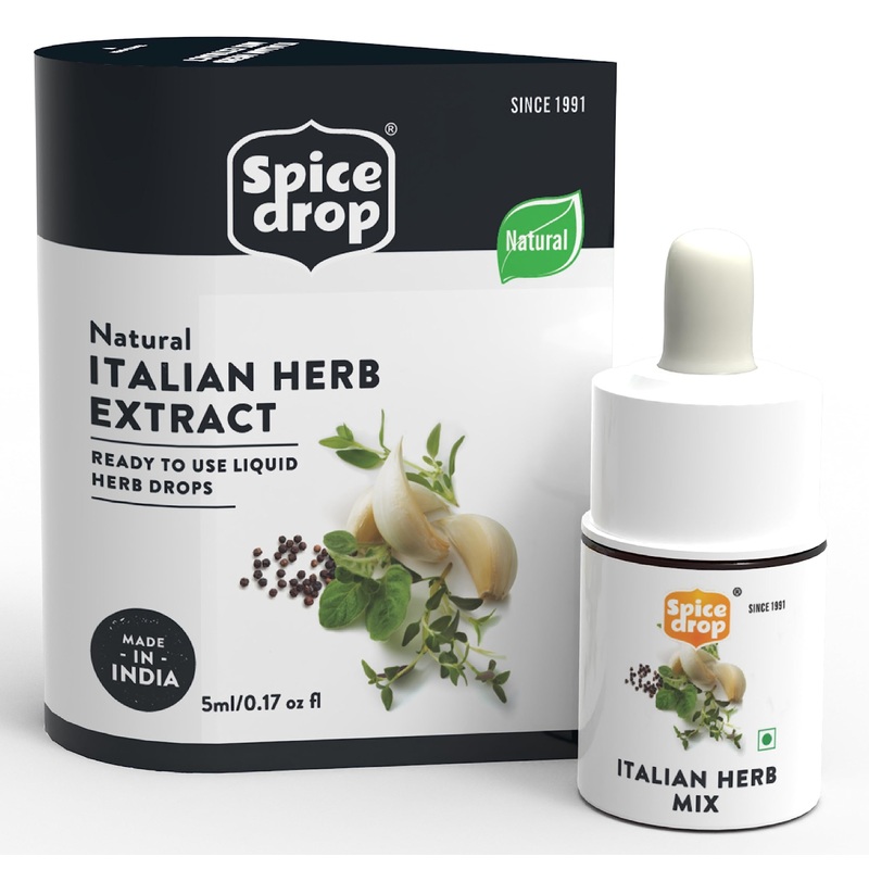 Spice Drop Italian Seasoning Extract | 100% Natural | For Pasta, Pizza, Spaghetti, Gourmet Dishes | 0.17Oz (180 Drops) | Natural