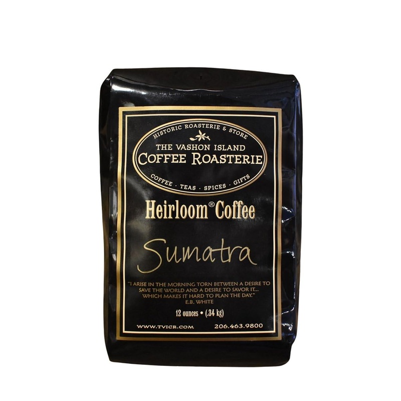 Sumatra Reserve – Roasted By Vashon Island Coffee Roasterie – Whole Bean Coffee – 8 Ounce Bag
