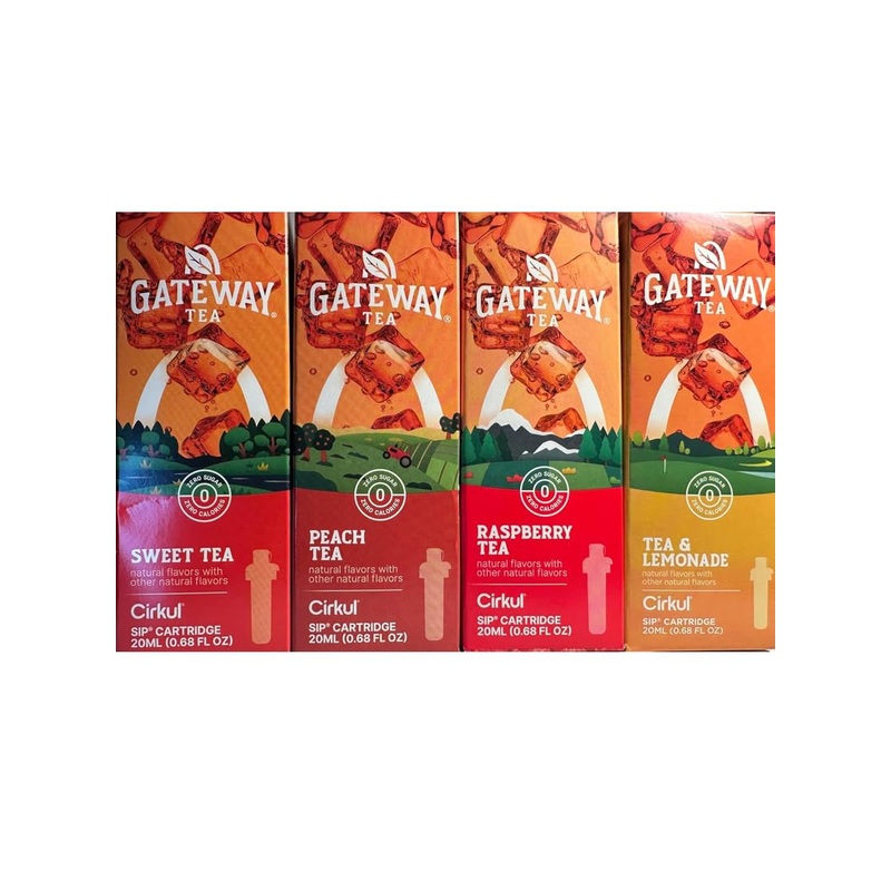 Tea Cartridges – Peach, Raspberry, Sweet Tea, Tea And Lemonade, Pack Of 4