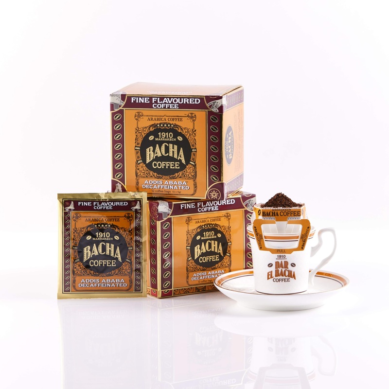 Bacha Coffee | Addis Ababa Decaffeinated Fine Flavoured, 100% Arabica Beans, Medium Roast, 12 * 12G Individually Wrapped 100% Ar