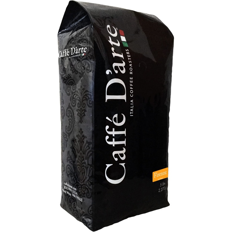 Caffe D’Arte Firenze Whole Bean Espresso Coffee, 5 Pounds
