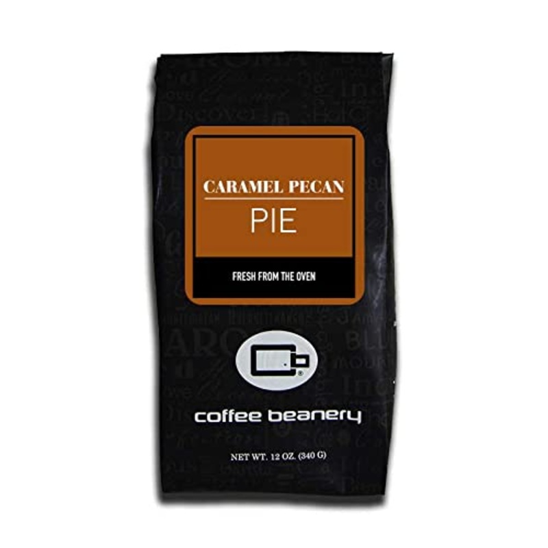 Caramel Pecan Pie Flavored Coffee, Specialty Arabica Coffee, Medium Roast, 12 Ounce, Very Fine