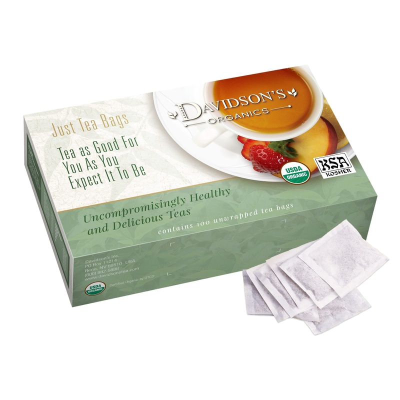 Davidson’S Organics, Tulsi Ginger Lemon, 100-Count Unwrapped Tea Bags
