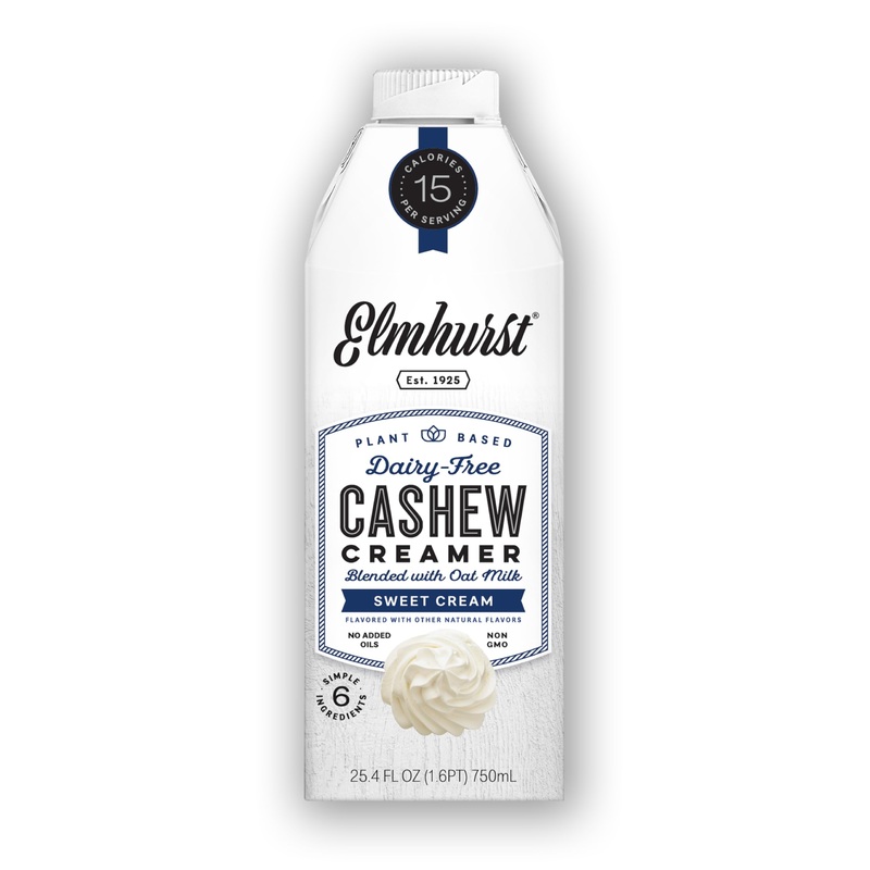 Elmhurst Milked – Sweet Cream Cashew Creamer 25.4 Ounce (Pack Of 6)