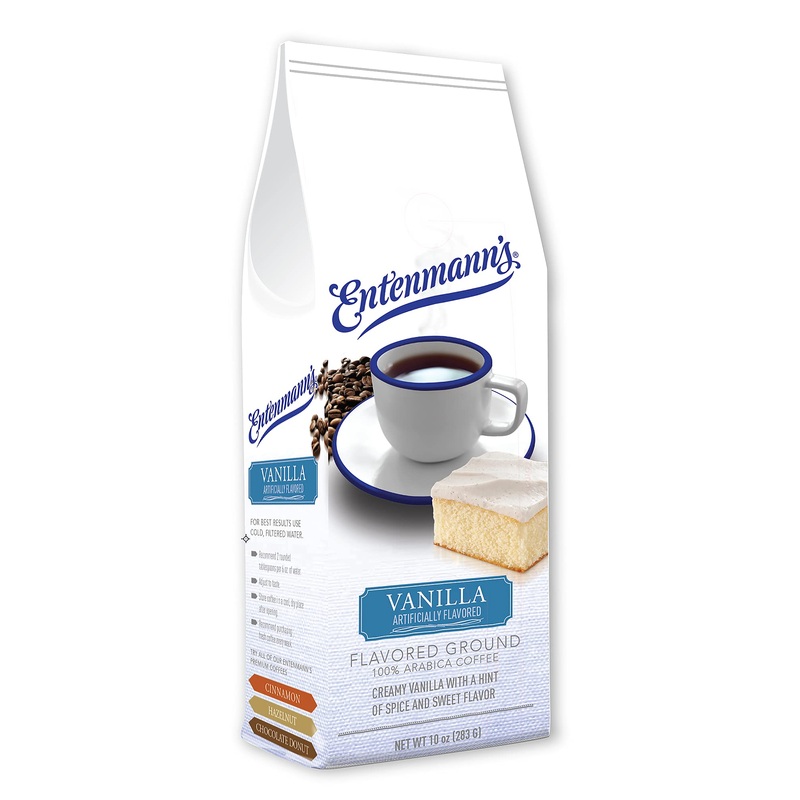 Entenmann’S Ground Coffee, Vanilla Flavor, 10 Ounce