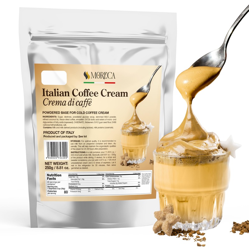 Italian Sweet Cream Coffee Creamer, Premium Powder Coffee Creamer – 8.81Oz / 20 Espresso Cups, Turns Into Instant Coffee Creamer