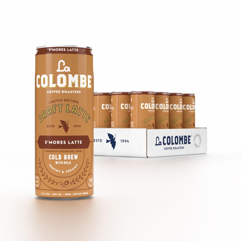 La Colombe Coffee, S’Mores Latte, Cold Brew Draft Latte, 11 Fl Oz Cans (Pack Of 12)
