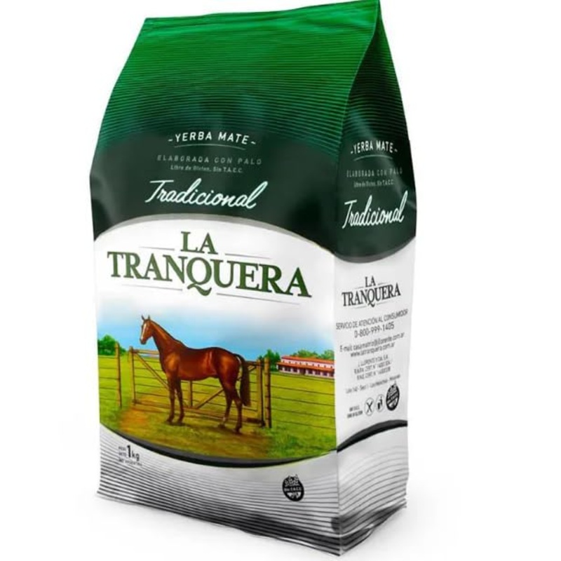 La Tranquera Traditional Yerba Mate 2.2 Lbs – 1 Kg 1000 Grams Yerba Mate Tea Loose Leaf Yerba Mate Loose Leaf Yerbamate Seleccio