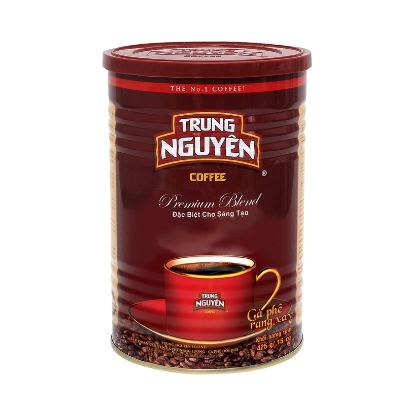 Trung Nguyen Legend Premium Blend Premium Roasted Ground Coffee – Intense Flavor And Chocolate Fragrant By Robusta & Arabica Cof
