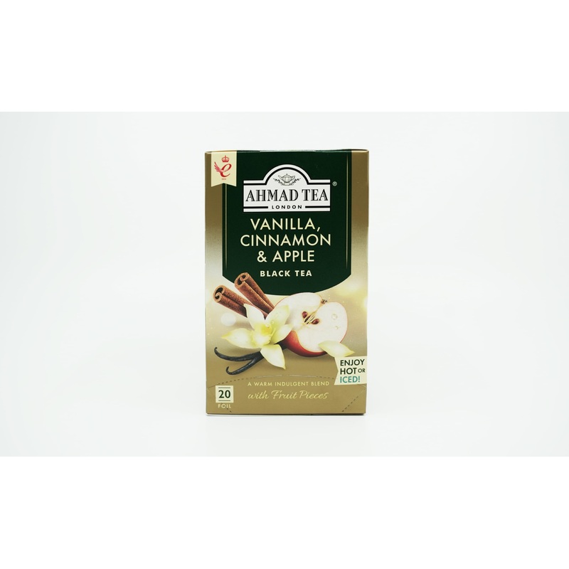 Ahmad Tea Vanilla, Cinnamon, Apple 20 Count (Pack Of 6)
