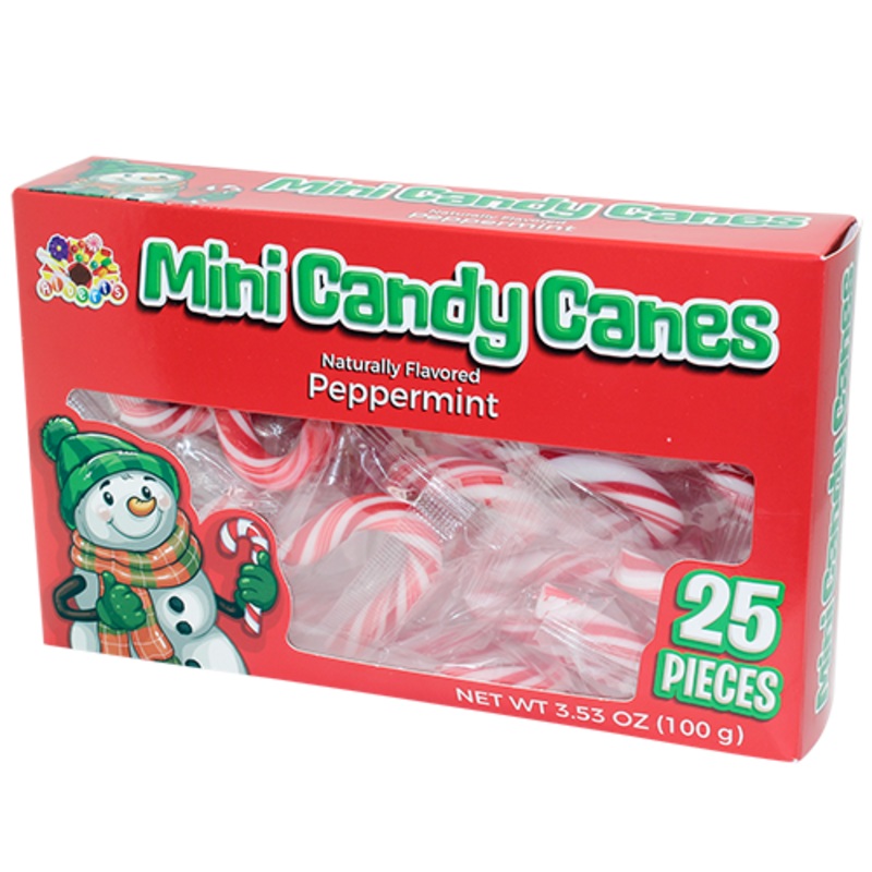 Albert’s Mini Candy Canes 25 Count 3.53 oz. Box