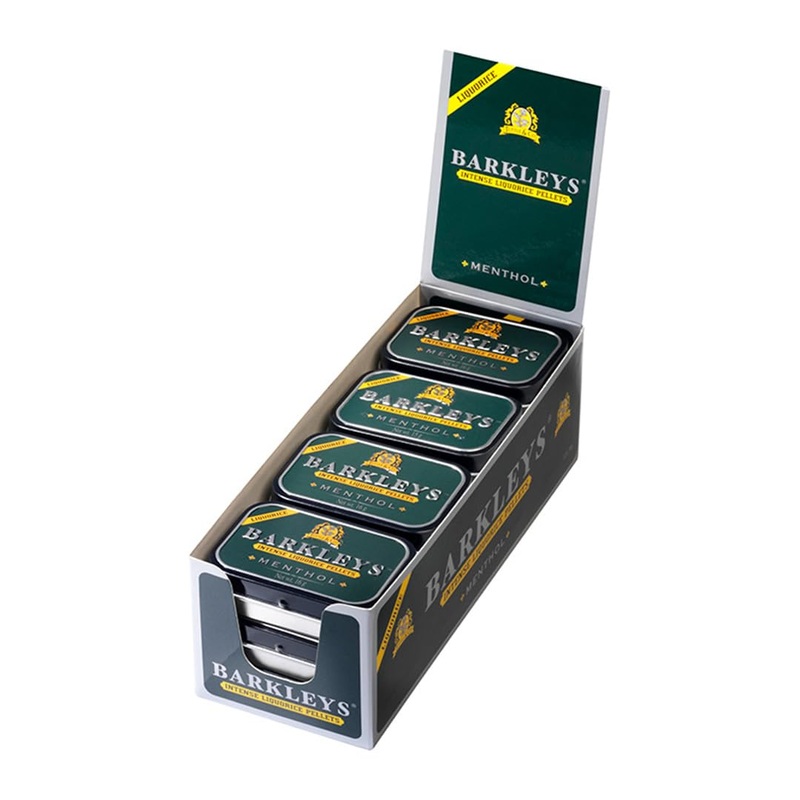 Barkleys Black Licorice Candy With Menthol, Licorice Pellets Covered With Refreshing Menthol- Gluten Free Licorice, Gelatin Free