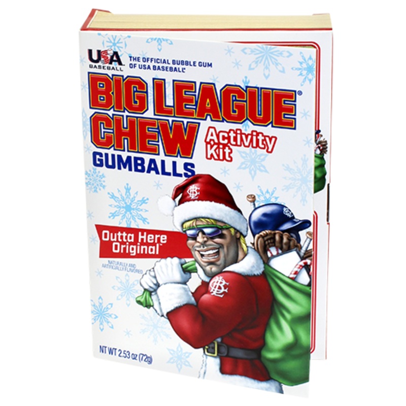 Big League Chew Holiday Gumballs Activity Book 2.53 oz.