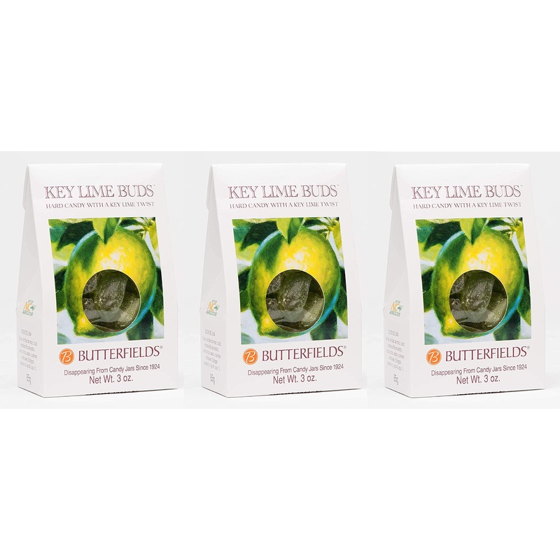 Butterfields Candy – Gourmet, Old-Fashioned Key Lime Buds Hard Candy | Gluten Free | Made With 100% Real, Pure Cane Sugar | Hand