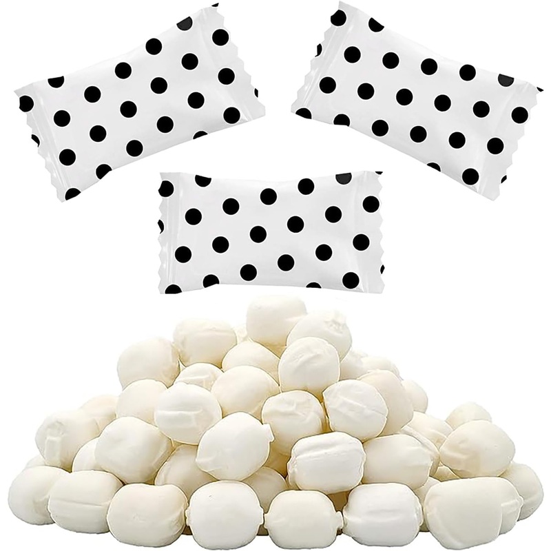 Fruidles Big Dots Buttermints, Mint Candies, After Dinner Mints, Butter Mint Candy, Fat-Free, Kosher, Individually Wrapped – Bla