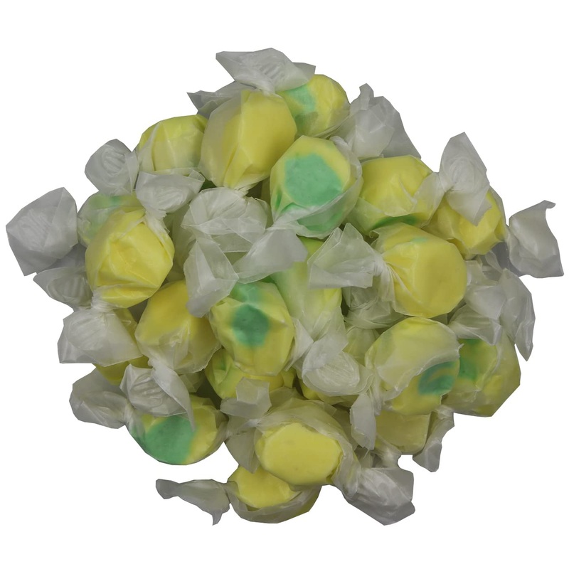 Gourmet Soft And Chewy Salt Water Taffy Candies – Individually Wrapped – Bulk Bags (Pineapple, 2 Pound (Pack Of 1))