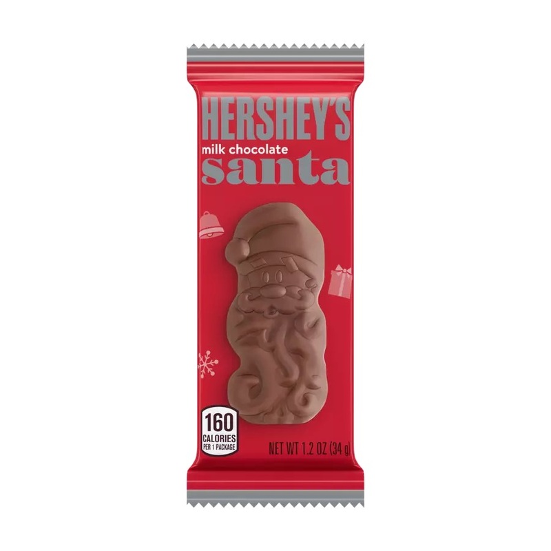 Hershey’s Milk Chocolate Santa Candy Bar 1.2 oz.