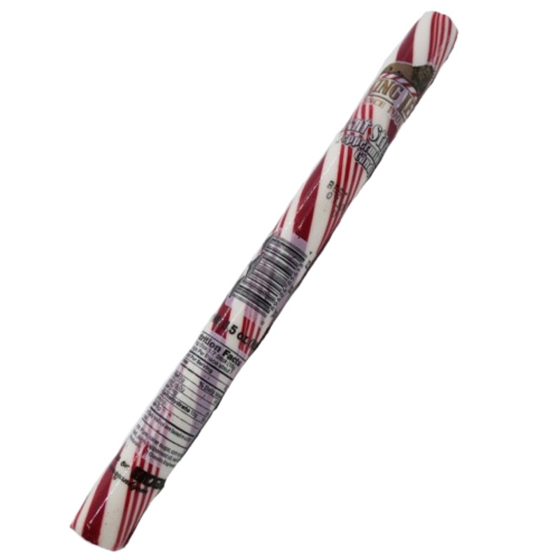 King Leo Giant Red and White Peppermint Stick 3.5 oz