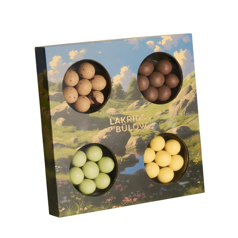 Lakrids By Blow – Spring Selection Box – 6.2 Oz – Chocolate Covered Gourmet Licorice – Limited Edition Designed By Magnus Groth