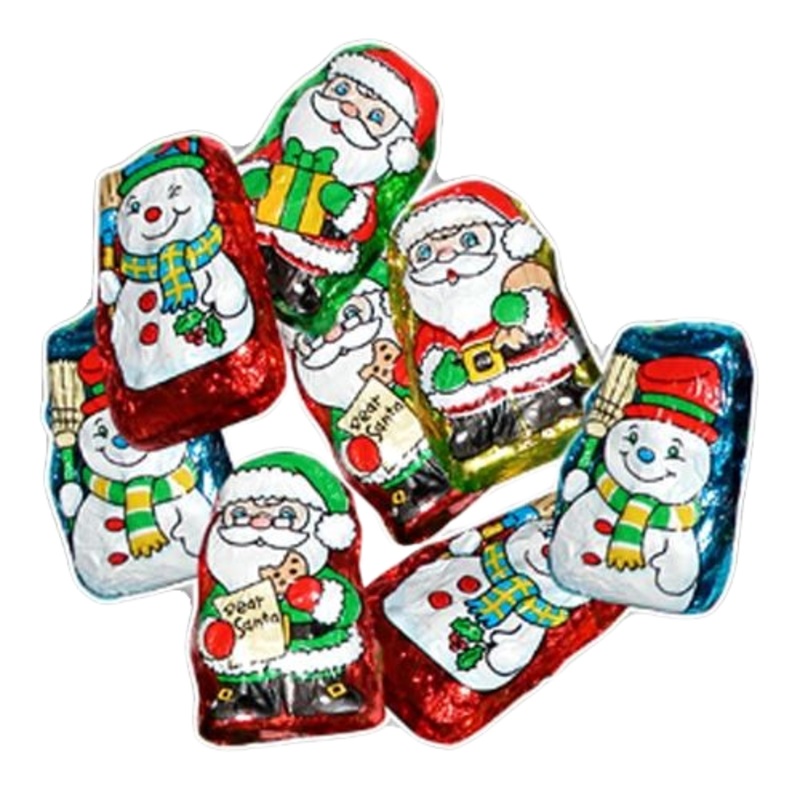 Palmer Foiled Santa’s Helper Chocolates – 3 LB Bulk Bag